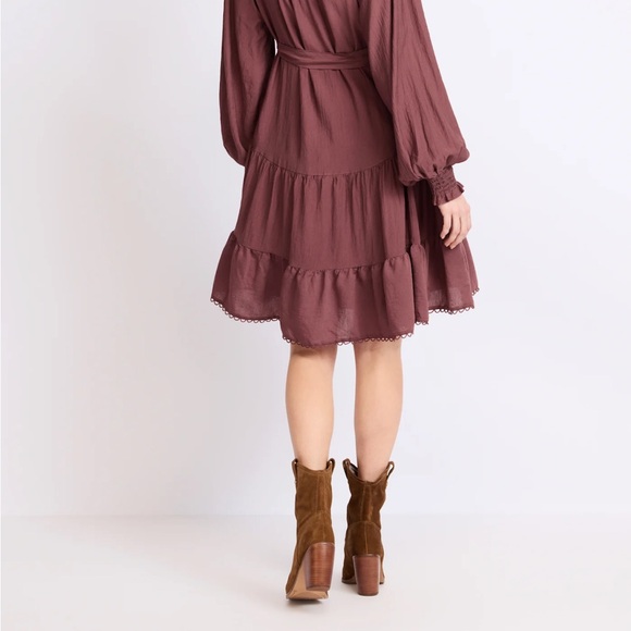 Petal & Pup Brown Mini Dress - Picture 2 of 6